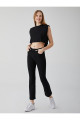 Lynda X Yüksek Bel Cropped Flare Cropped Flare Jean Pantolon Lynda X Yüksek Bel Cropped Flare Cropped Flare Jean Pantolon