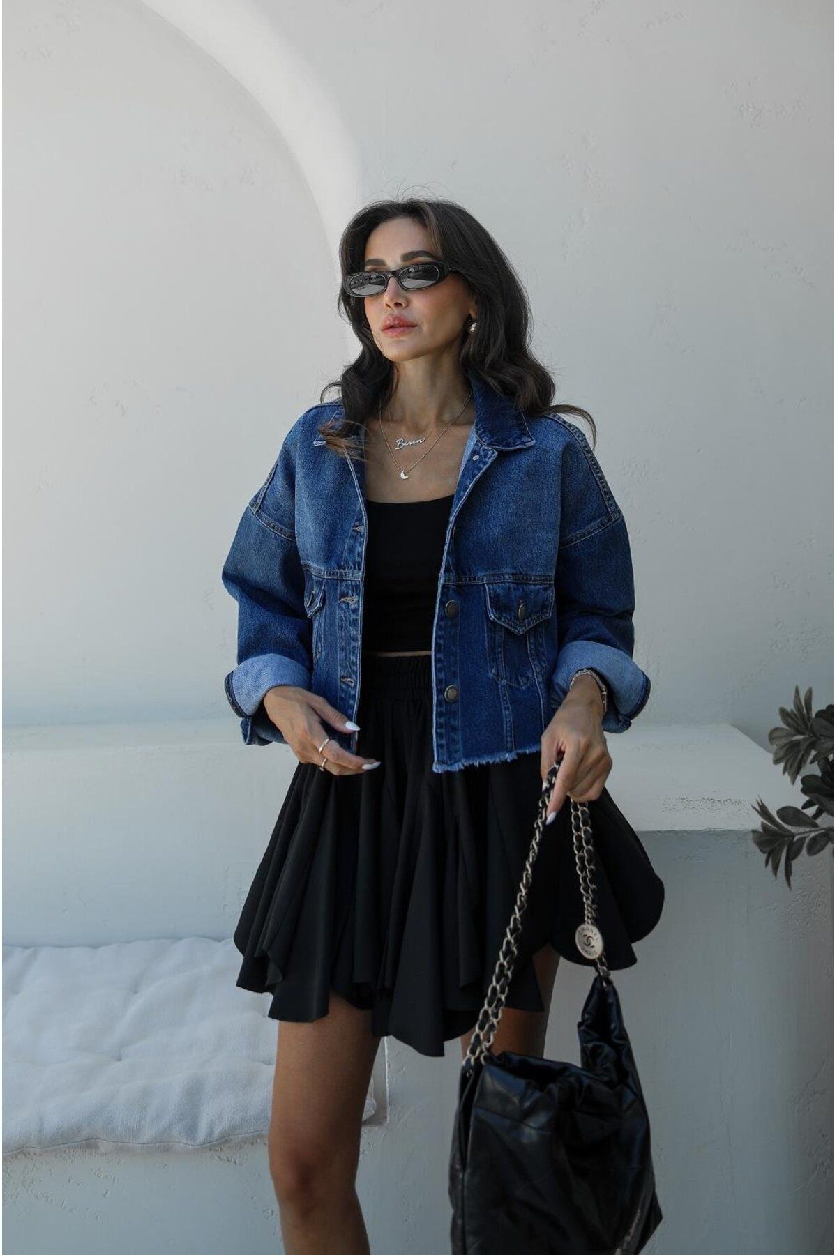 Koyu Mavi Robbe Denim Ceket Koyu Mavi Robbe Denim Ceket