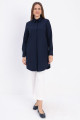 Lacivert Basic Gizli Patlı Gömlek Tunik Lacivert Basic Gizli Patlı Gömlek Tunik