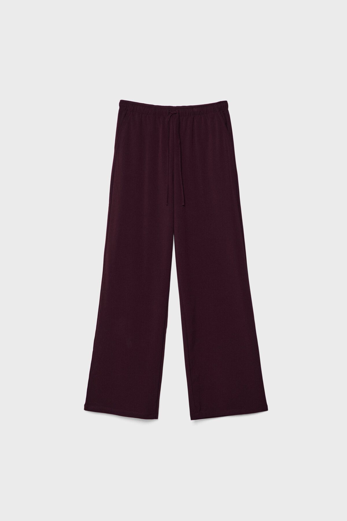 Uzun dökümlü şık pantolon