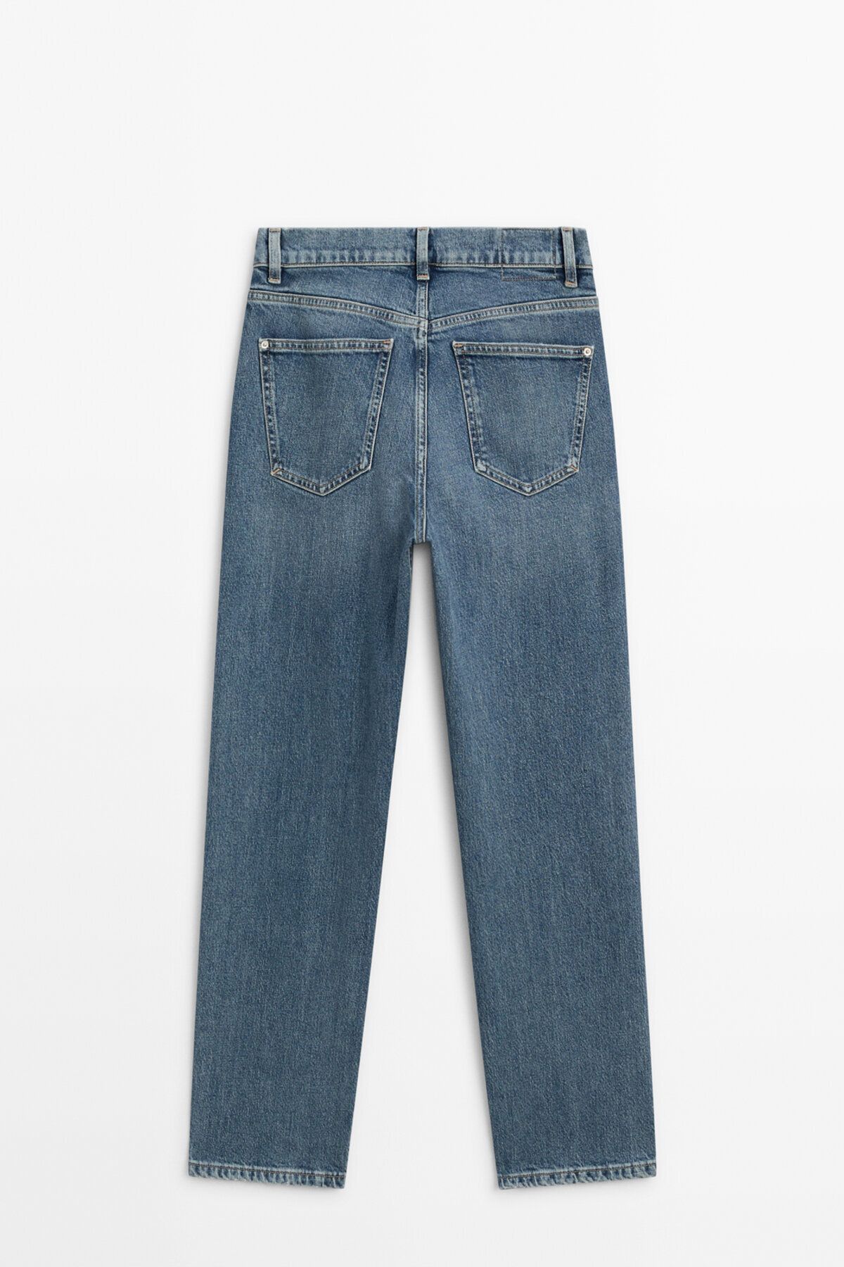 Orta bel straight fit rahat jean