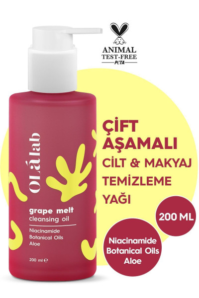 Arındırıcı Makyaj Temizleyici Çift Aşamalı Cilt Temizleme Yağı 200 Ml Arındırıcı Makyaj Temizleyici Çift Aşamalı Cilt Temizleme Yağı 200 Ml