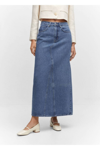 Uzun Denim Etek Uzun Denim Etek