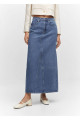 Uzun Denim Etek