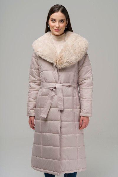 Yakası Çıkabilen Kürklü Ara Boy Kapitone Mont TAŞ 6506 Yakası Çıkabilen Kürklü Ara Boy Kapitone Mont TAŞ 6506