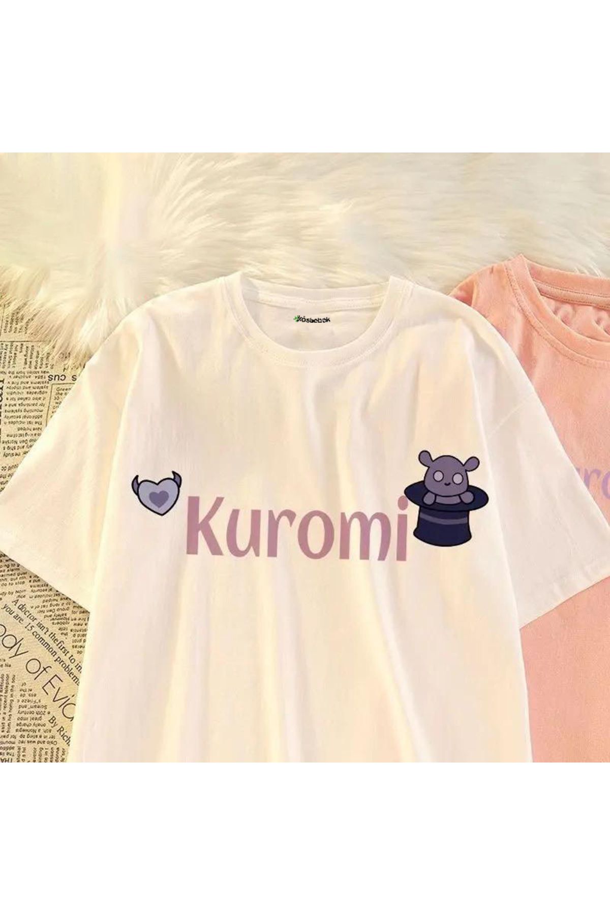 Beyaz Anime Harajuku Kuromi - Postcard Photos (Unisex) T-Shirt