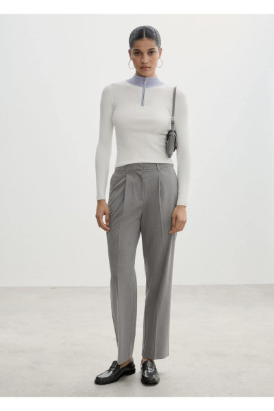 Yakası fermuarlı kazak Yakası fermuarlı kazak