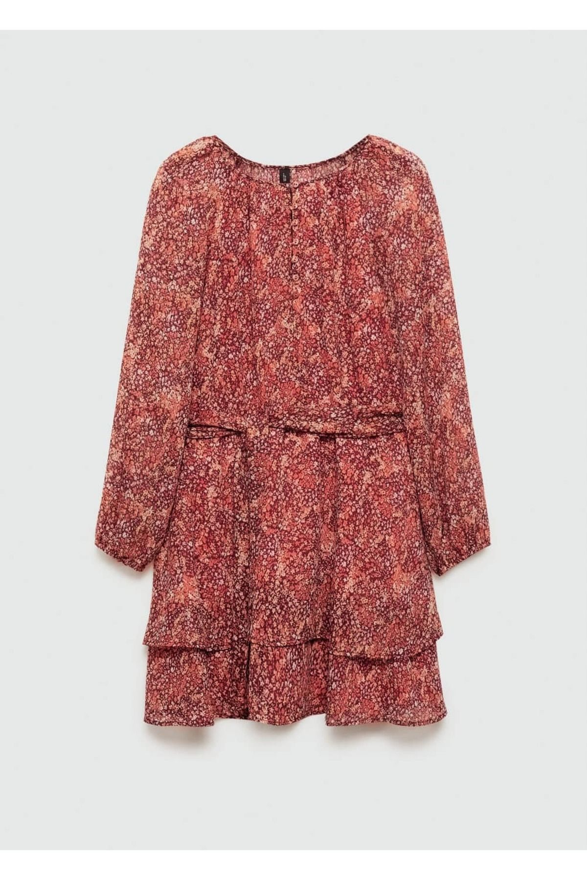 Kısa çiçek desenli elbise Kısa çiçek desenli elbise