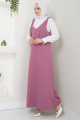 Nehir Örme Jile Elbise Gül Kurusu HM2389 Nehir Örme Jile Elbise Gül Kurusu HM2389