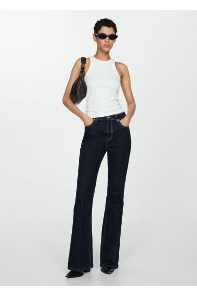 Violeta yüksek bel flare jean pantolon Violeta yüksek bel flare jean pantolon