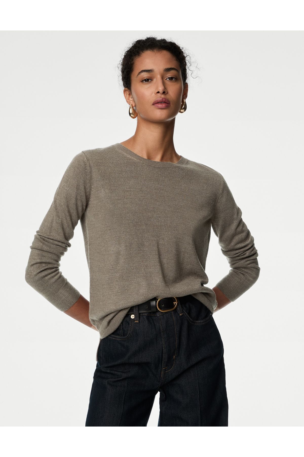 Supersoft Yuvarlak Yaka Kazak Supersoft Yuvarlak Yaka Kazak
