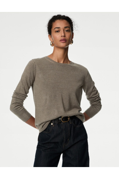 Supersoft Yuvarlak Yaka Kazak Supersoft Yuvarlak Yaka Kazak