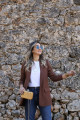 Kahve Kol Büzgü Detay Blazer Kahve Kol Büzgü Detay Blazer