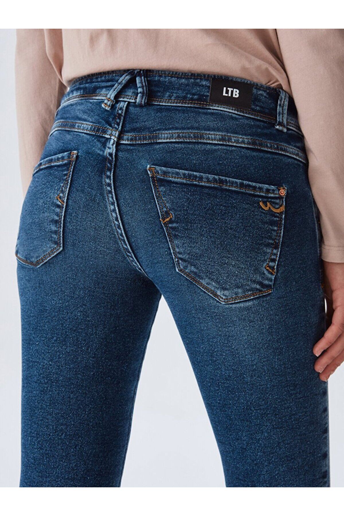 Senta Zıp Jean Pantolon Senta Zıp Jean Pantolon