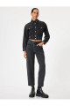 Taşlı Kot Pantolon Düz Paça Standart Bel Cepli - Eve Straight Jeans Taşlı Kot Pantolon Düz Paça Standart Bel Cepli - Eve Straight Jeans