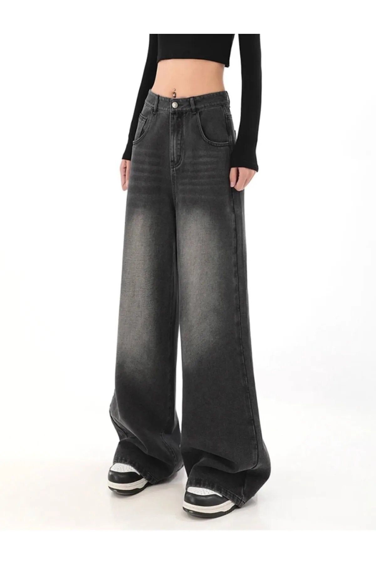 Y2k Yıldız Baggy Pocket Jean Pantolon Y2k Yıldız Baggy Pocket Jean Pantolon
