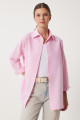 Oversize Basic Gömlek Pembe Ldd0003 Oversize Basic Gömlek Pembe Ldd0003