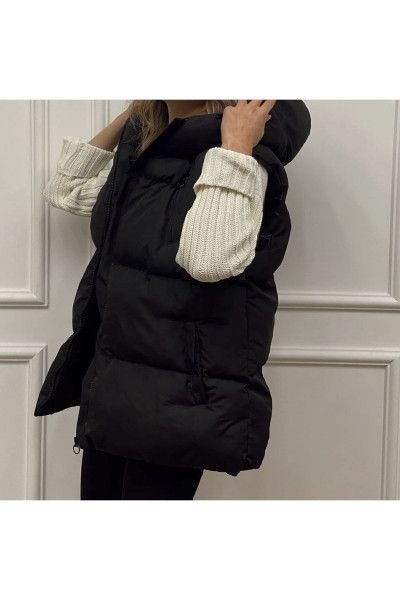 Oversıze Kadın Şişme Yelek Rahat Kalıb Kolay Kombin Oversıze Kadın Şişme Yelek Rahat Kalıb Kolay Kombin