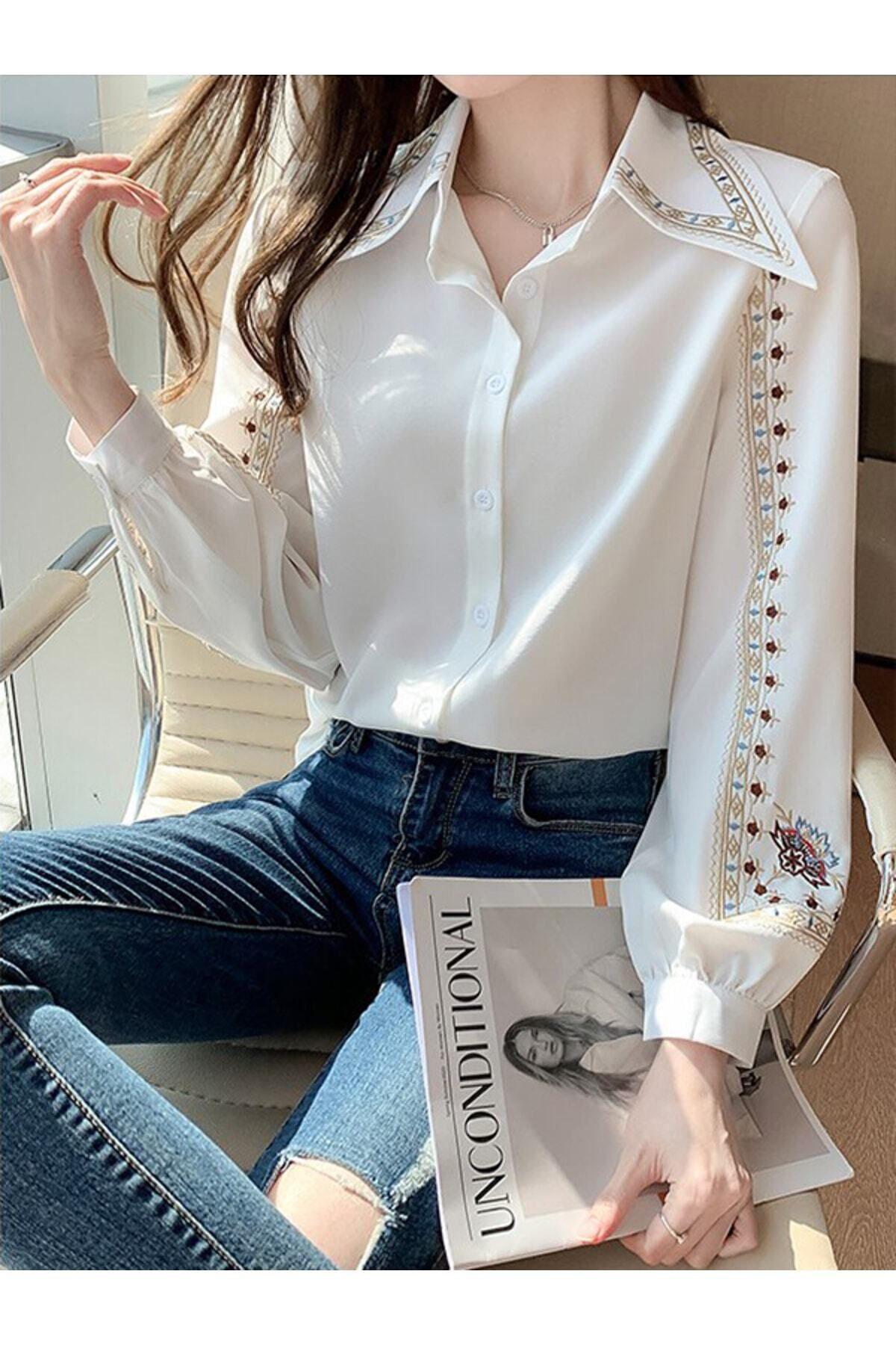 Nakışli Gömlek Nakışli Gömlek