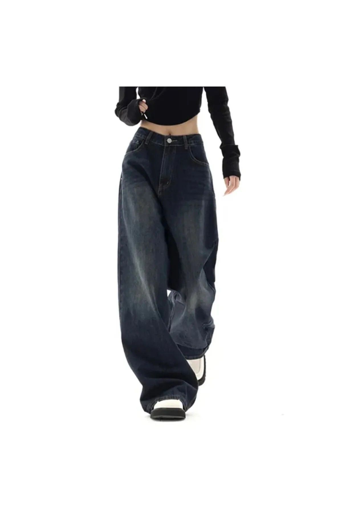 Y2k Yıldız Baggy Pocket Jean Pantolon Y2k Yıldız Baggy Pocket Jean Pantolon