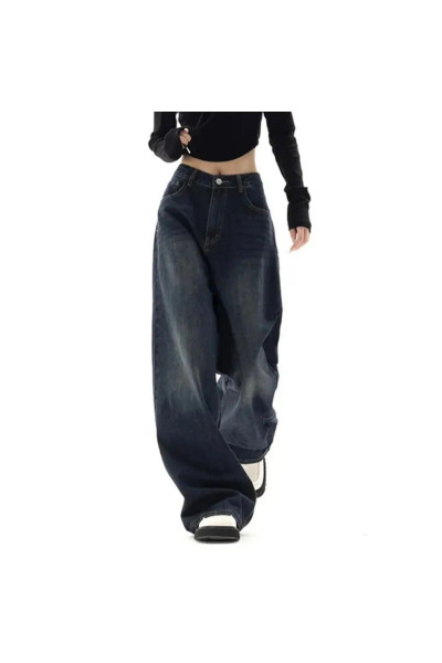 Y2k Yıldız Baggy Pocket Jean Pantolon Y2k Yıldız Baggy Pocket Jean Pantolon