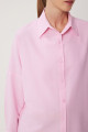 Oversize Basic Gömlek Pembe Ldd0003 Oversize Basic Gömlek Pembe Ldd0003
