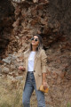 Kum Yün Efekt Blazer Kum Yün Efekt Blazer