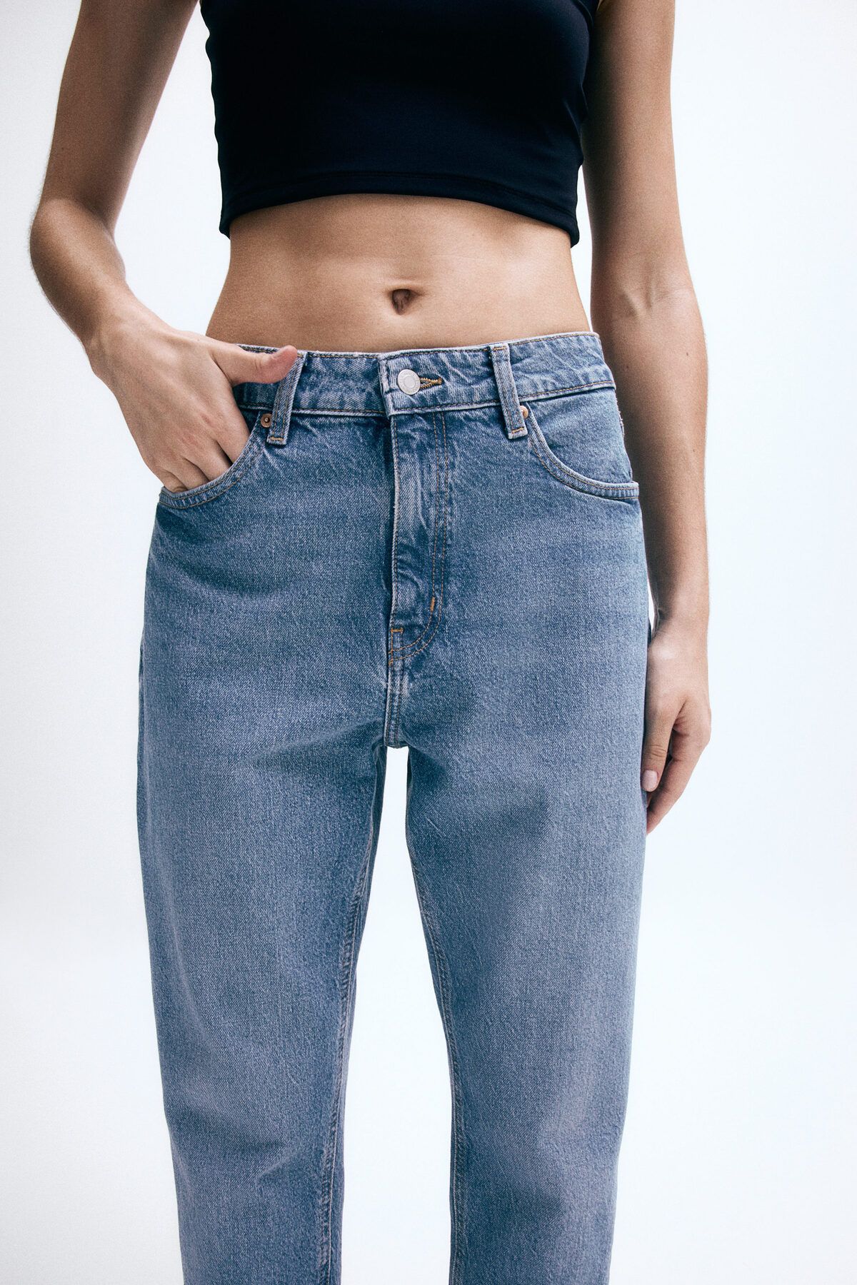 Slim Mom High Ankle Jeans Slim Mom High Ankle Jeans