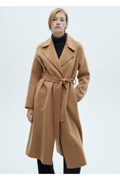 Kemerli el yapımı palto Kemerli el yapımı palto