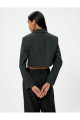Kruvaze Oversize Crop Blazer Ceket Kruvaze Oversize Crop Blazer Ceket