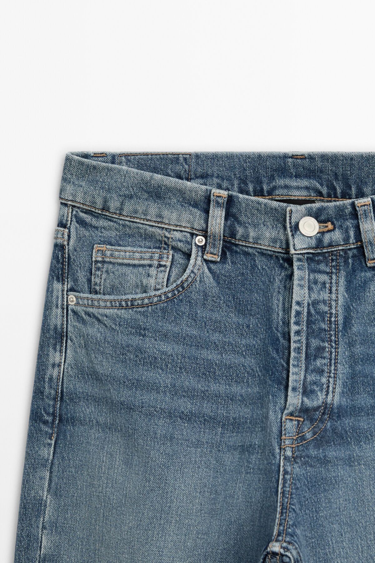 Orta bel straight fit rahat jean