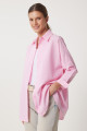 Oversize Basic Gömlek Pembe Ldd0003 Oversize Basic Gömlek Pembe Ldd0003