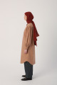 Toprak Oversize %100 Pamuk Büyük Cepli Eteği Oval Kesim Uzun Tunik Toprak Oversize %100 Pamuk Büyük Cepli Eteği Oval Kesim Uzun Tunik