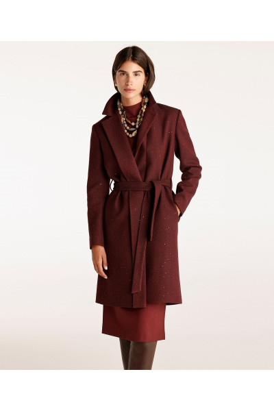 Şal Yaka Palto Şal Yaka Palto