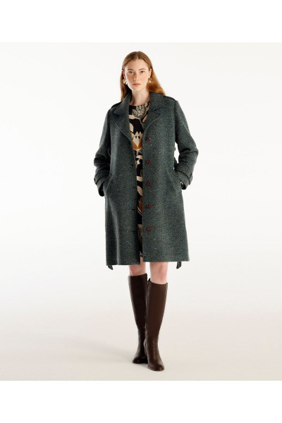 Yaka Detaylı Palto Yaka Detaylı Palto
