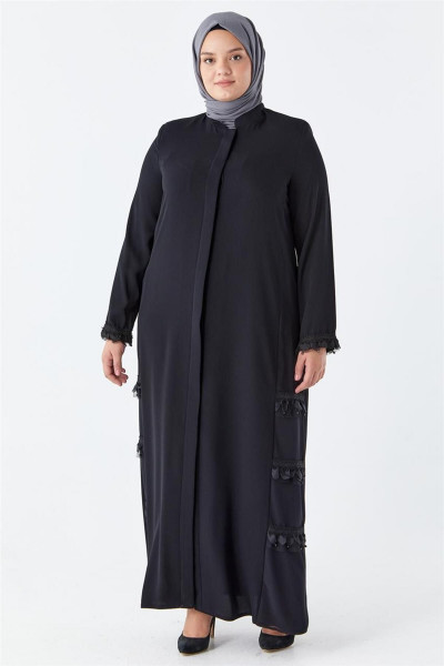 Şerit Aksesuarlı Siyah Giy-çık Şerit Aksesuarlı Siyah Giy-çık