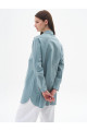 Nakış Işlemeli Poplin Tunik Mint Nakış Işlemeli Poplin Tunik Mint