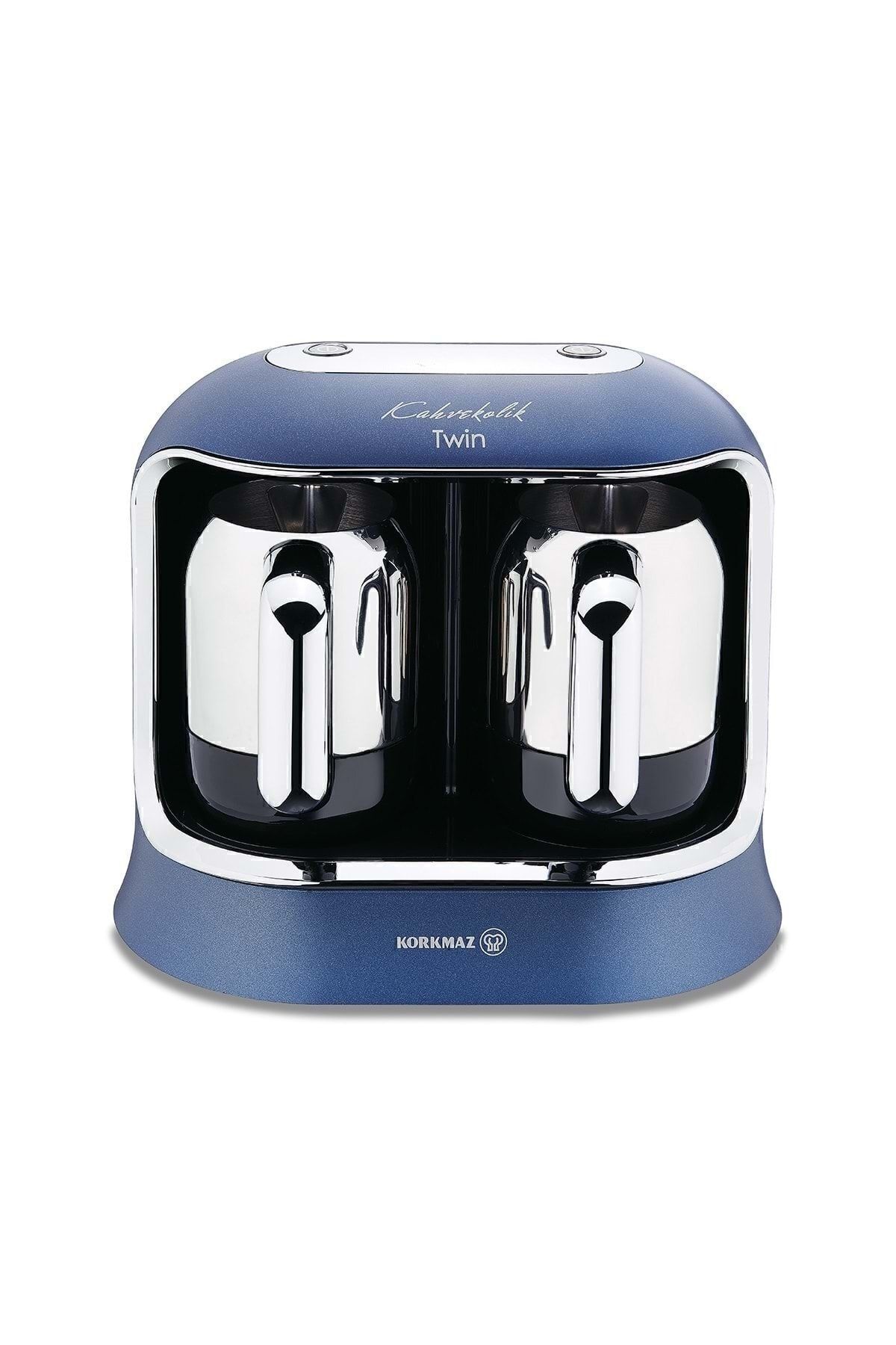 Kahvekolik Twin Kahve Makinası Azura\krom A861-03 Kahvekolik Twin Kahve Makinası Azura\krom A861-03