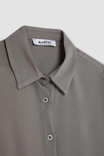 Regular Fit Basic Uzun Kollu Gömlek Tunik Z3538az24sp Regular Fit Basic Uzun Kollu Gömlek Tunik Z3538az24sp