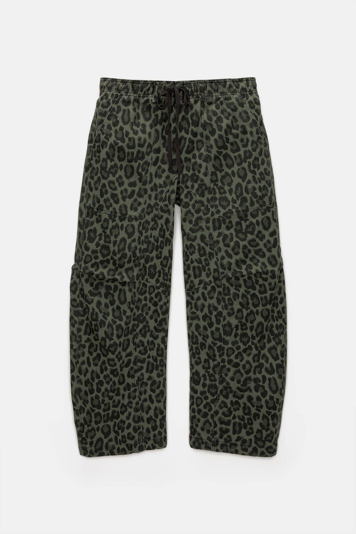 Leopar desenli baggy pantolon Leopar desenli baggy pantolon