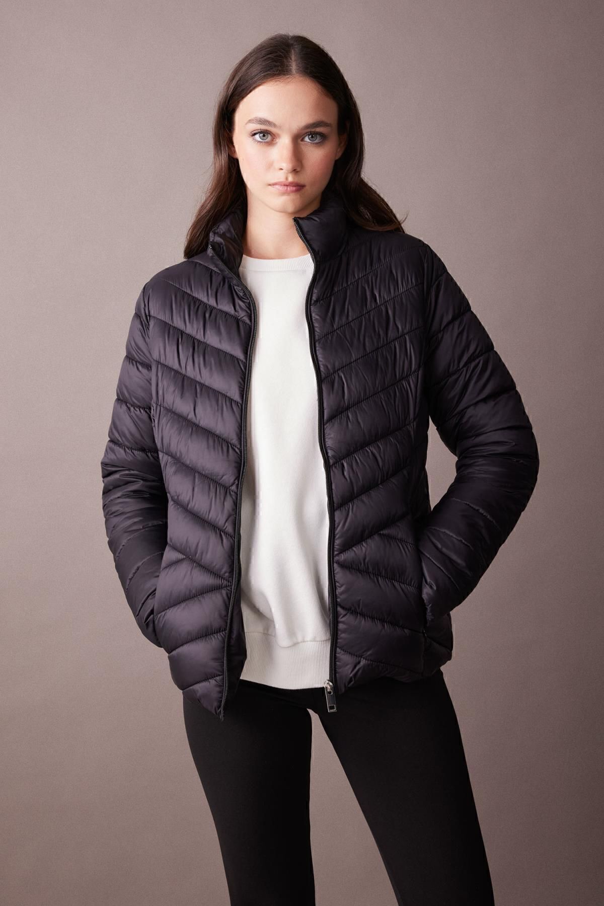 Su Itici Regular Kalıp Kapitoneli Şişme Mont A0974ax23au Su Itici Regular Kalıp Kapitoneli Şişme Mont A0974ax23au