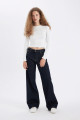 Wide Leg Normal Bel Geniş Paça Uzun Jean Pantolon D3724ax24au Wide Leg Normal Bel Geniş Paça Uzun Jean Pantolon D3724ax24au