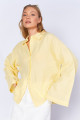 Limon Sarı Kolları Salaş Yıkamalı Müslin Oversize Rahat Kalıp Kadın Basic Gömlek| Mks166881-01-6881 Limon Sarı Kolları Salaş Yıkamalı Müslin Oversize Rahat Kalıp Kadın Basic Gömlek| Mks166881-01-6881