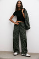 Leopar desenli baggy pantolon Leopar desenli baggy pantolon