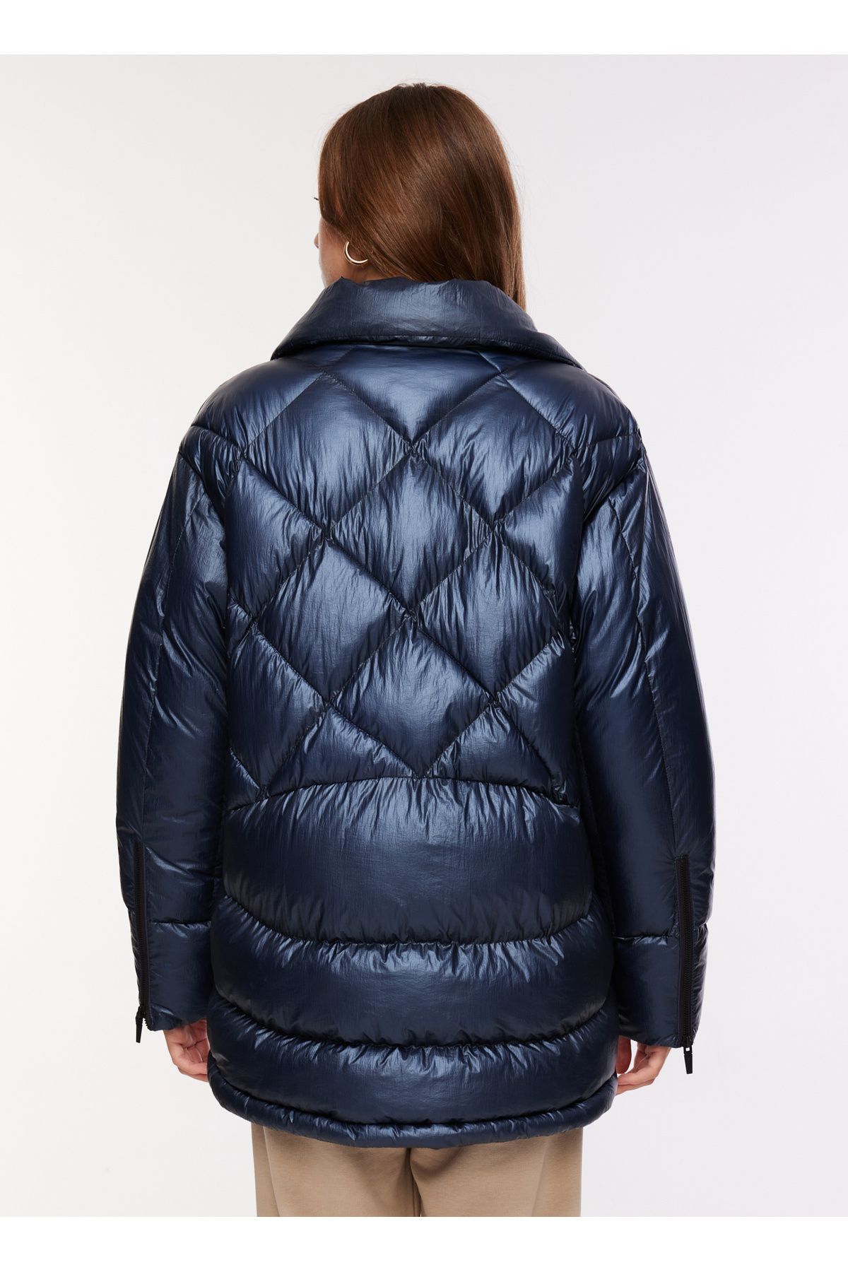 Lacivert Kadın Mont F3WL-MNT7 Lacivert Kadın Mont F3WL-MNT7