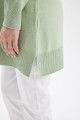 Regular Fit Bisiklet Yaka Yandan Yırtmaçlı Basic Düz Kazak Tunik H3431az24au Regular Fit Bisiklet Yaka Yandan Yırtmaçlı Basic Düz Kazak Tunik H3431az24au