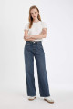 Wide Leg Yüksek Bel Uzun Jean Yıkamalı Pantolon 3162228 Wide Leg Yüksek Bel Uzun Jean Yıkamalı Pantolon 3162228