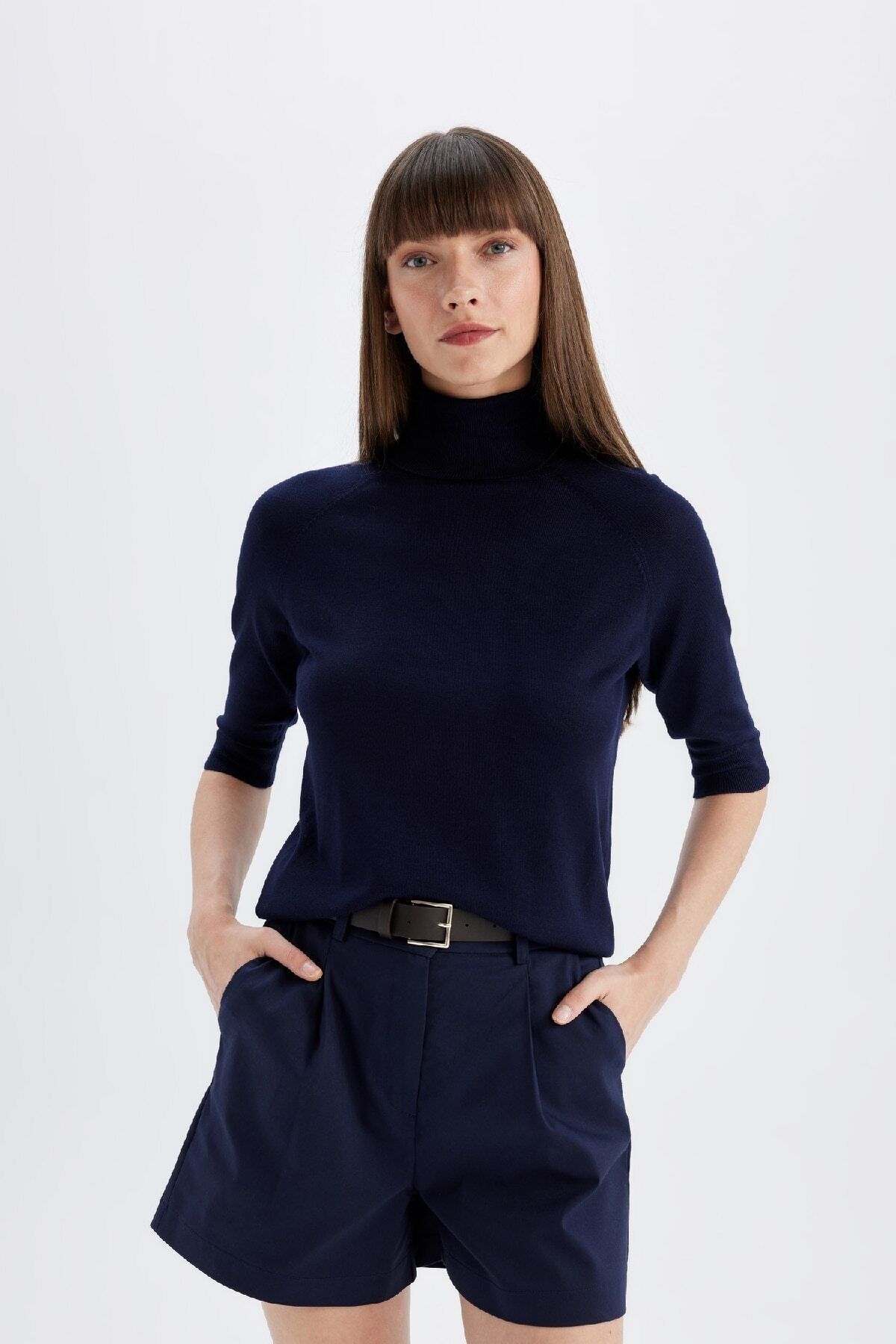 Regular Fit Balıkçı Yaka Yarım Kol Basic Düz Triko Kazak U8280az24au Regular Fit Balıkçı Yaka Yarım Kol Basic Düz Triko Kazak U8280az24au