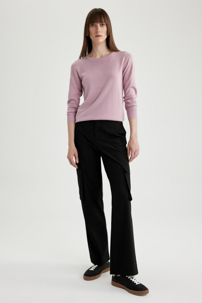 Regular Fit Bisiklet Yaka Basic Düz Triko Kazak F7091az23wn Regular Fit Bisiklet Yaka Basic Düz Triko Kazak F7091az23wn