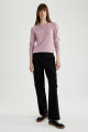 Regular Fit Bisiklet Yaka Basic Düz Triko Kazak F7091az23wn Regular Fit Bisiklet Yaka Basic Düz Triko Kazak F7091az23wn